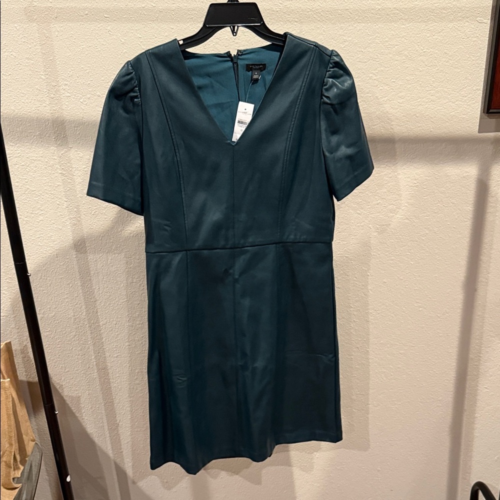 Ann Taylor Teal Mini Dress